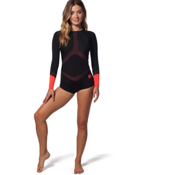 long sleeve boyleg swimsuit